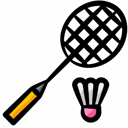 Racket, shuttlecock, badminton, badmintonist, sport, olympics icon - Download on Iconfinder