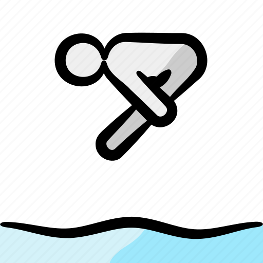 Diver, diving, athlete, swimming pool, sport, olympics icon - Download on Iconfinder