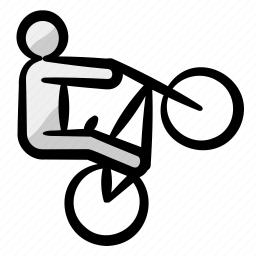Cyclist, freestyle, bicyclist, bicycle, sport, olympics icon - Download on Iconfinder