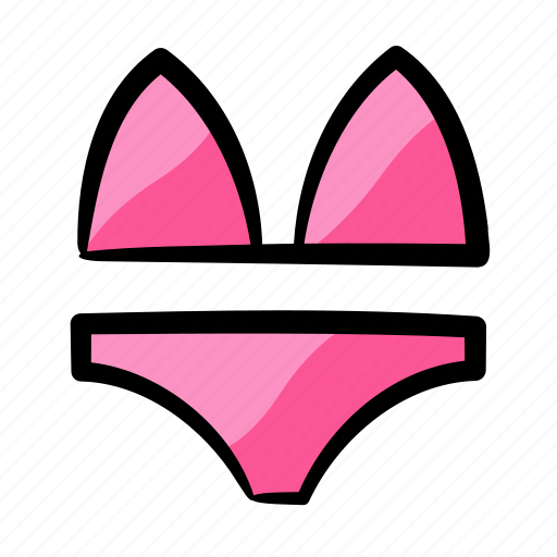 Bikini, bathing suit, swim, swimwear, fashion, beach, summer icon - Download on Iconfinder