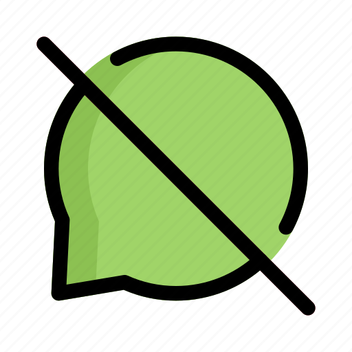No, message, chat, mail, talk, text icon - Download on Iconfinder