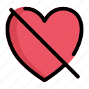 no, heart, love, valentine