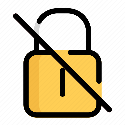 No, lock, security, protection, secure, safety, password icon - Download on Iconfinder
