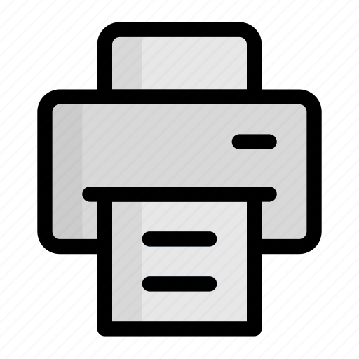 Print, printer, printing, paper icon - Download on Iconfinder