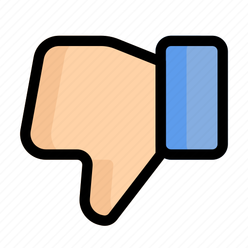 Dislike, thumbs down, unlike, hate, down, thumb up icon - Download on Iconfinder