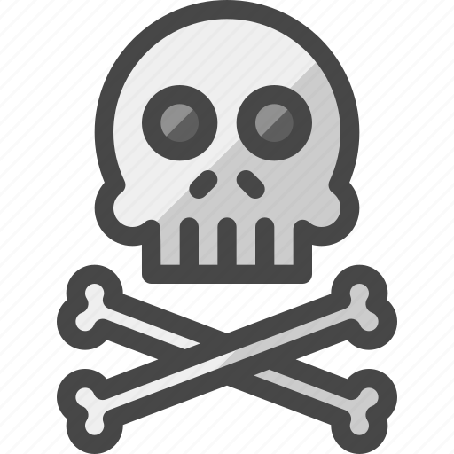 Skull, bones, dead, danger icon - Download on Iconfinder