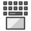 trackpad, touchpad, laptop, mouse, keyboard, built-in 