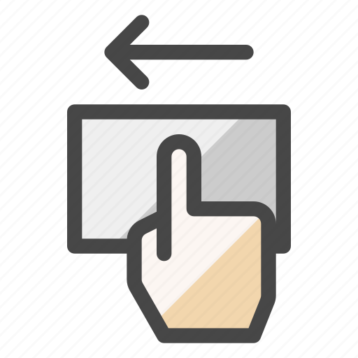 Trackpad, touchpad, move, left, hand, drag icon - Download on Iconfinder