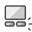 touchpad, trackpad, right click, button, menu, interactive 