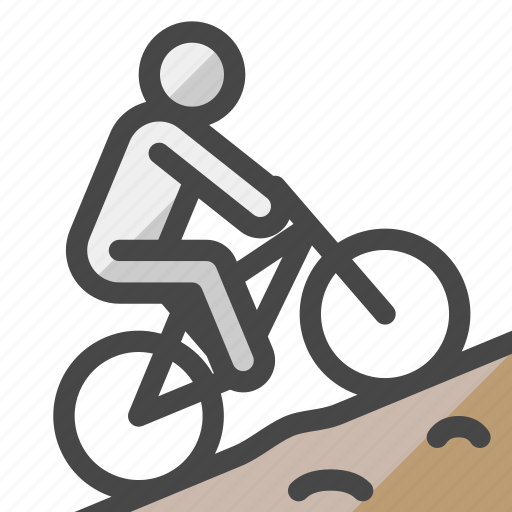 Bicyclist, mountain bike, bicycle, sport, extreme sport, olympics icon - Download on Iconfinder
