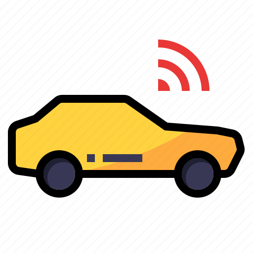 Car, technology, transport, vehicle, wifi icon - Download on Iconfinder