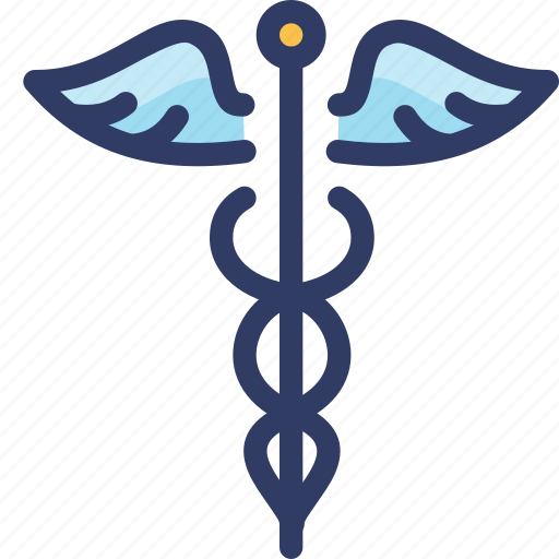 Caduceus, health, medical, snake, wing icon - Download on Iconfinder