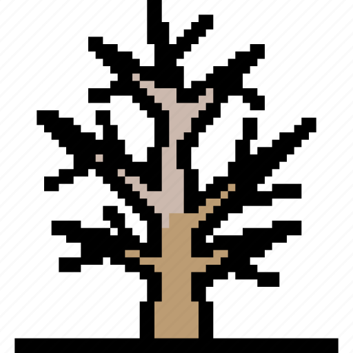 Tree, drought, withered, haunted, creepy, plant, scary icon - Download on Iconfinder