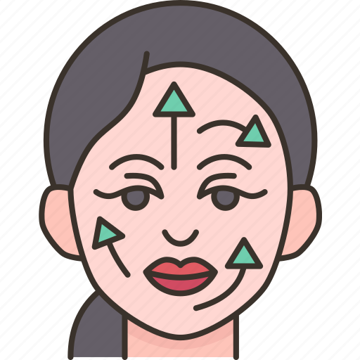 Facial, lifting, contour, correction, cosmetology icon - Download on Iconfinder