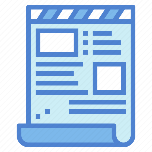 Actor, movie, script, story icon - Download on Iconfinder
