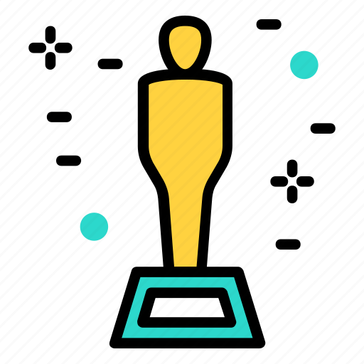 Award, movie, oscar, prize, statue icon icon - Download on Iconfinder