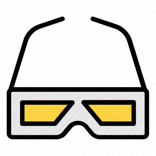 3d, 3d glasses, cinema, glasses, movie icon icon - Download on Iconfinder