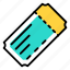 admit, event, movie, purchase, show, theater, ticket icon 