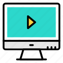 media, play, video, youtube, youtuber icon