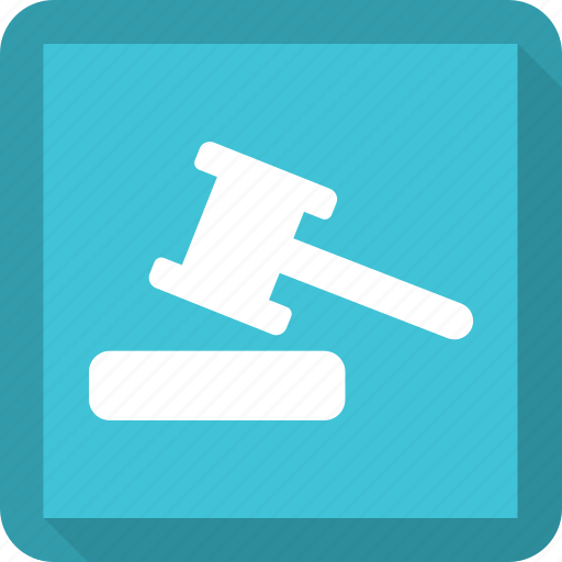Auction, hammer, judge, meanicons icon - Download on Iconfinder