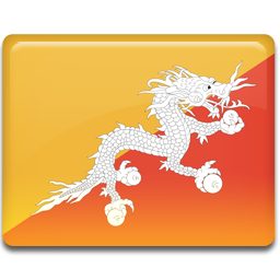 Bhutan, flag icon - Free download on Iconfinder