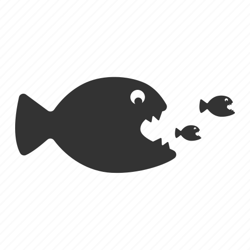 Business, finance, fish, survival, competition icon - Download on Iconfinder