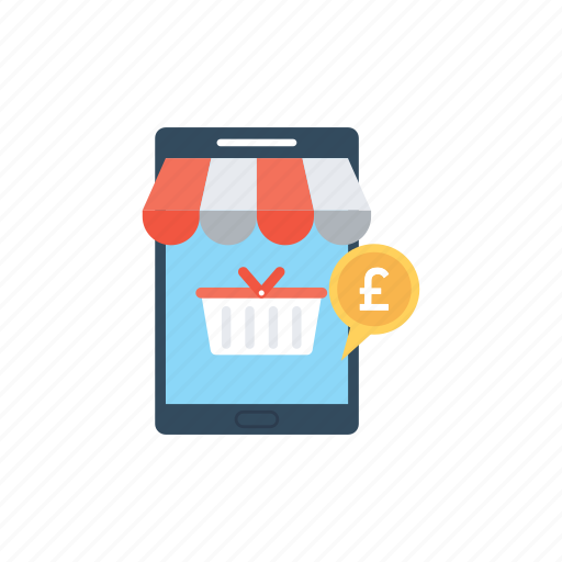 M-commerce, mobile advertising, mobile commerce, mobile marketing, online marketing icon - Download on Iconfinder