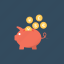 insurance concept, piggy coins, piggy money box, saving, term savings 