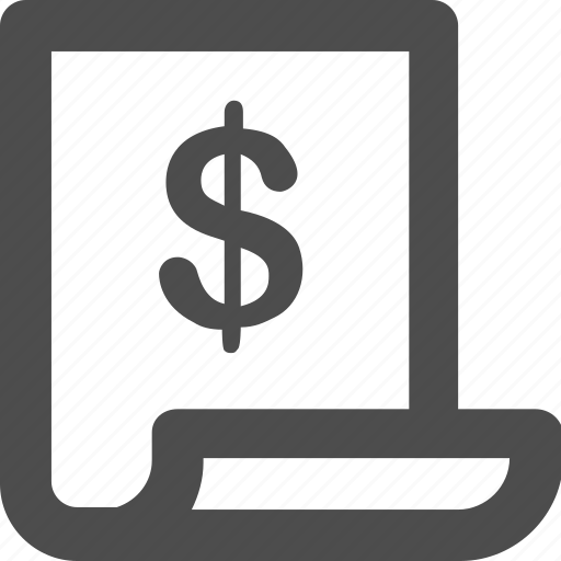 Dollar, money, report, sign icon - Download on Iconfinder
