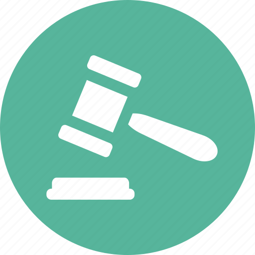 Auction, court, gavel, hammer, judge, justice, law icon - Download on Iconfinder
