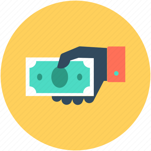 Banknote, cash, cash in hand, currency, payment icon - Download on Iconfinder