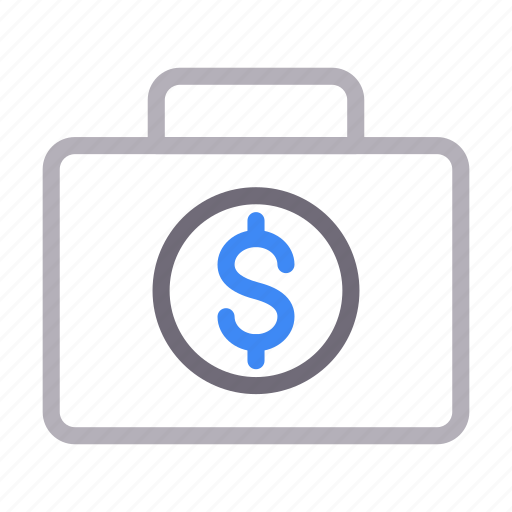 Bag, briefcase, dollar, money, saving icon - Download on Iconfinder