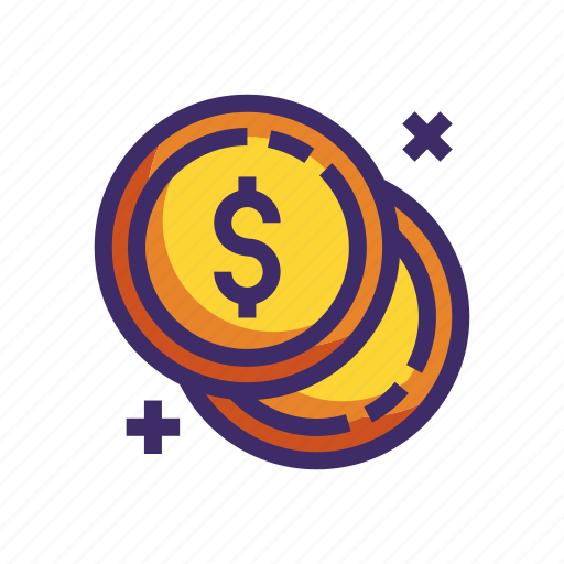 Coins, currency, dollar, money icon - Download on Iconfinder