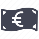 bill, cash, euro, currency, finance, money