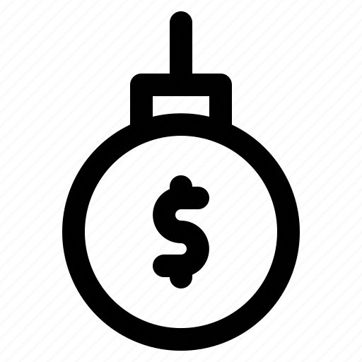 Coin, financial, dollar, money, finance, bomb icon - Download on Iconfinder
