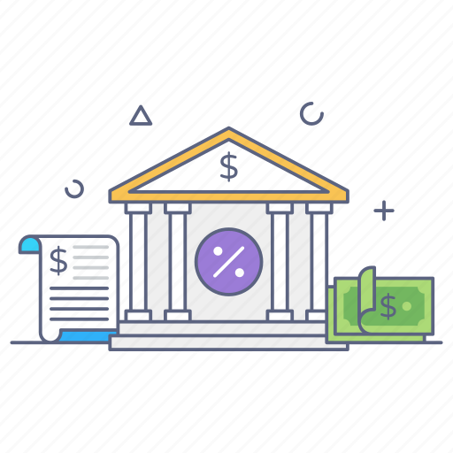 Bank, bank building, bank structure, depository home, central bank icon - Download on Iconfinder