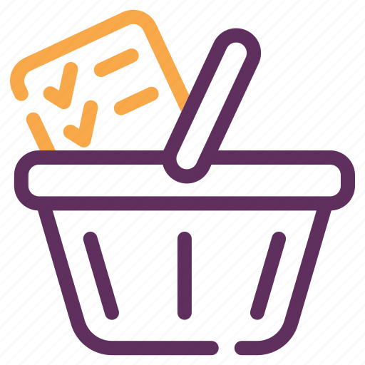 Shopping, lists, shop, ecommerce, basket, list, buy icon - Download on Iconfinder
