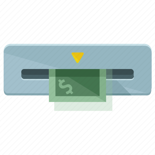 Cash, extract, finance, machine, money icon - Download on Iconfinder