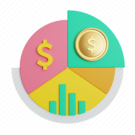 Analytics, chart, diagram, pie, graph, sales, report 3D illustration - Download on Iconfinder