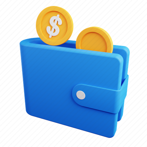 Wallet, money, finance, dollar, business, cash, payment 3D illustration - Download on Iconfinder