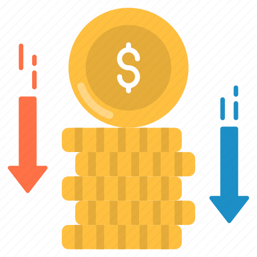 Investment, loss, risk, graph, plan, money icon - Download on Iconfinder