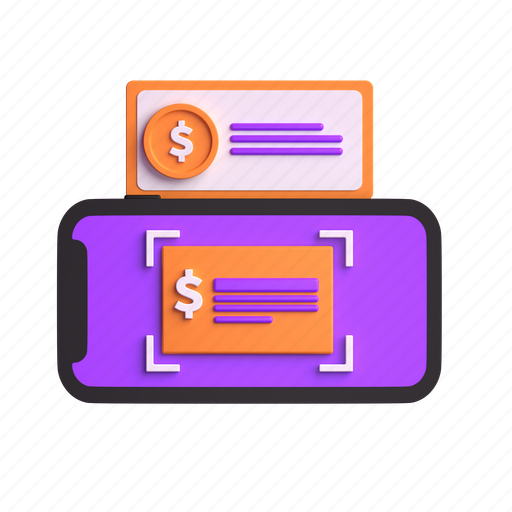Billing, money, bill, receipt, shopping, document, invoice 3D illustration - Download on Iconfinder