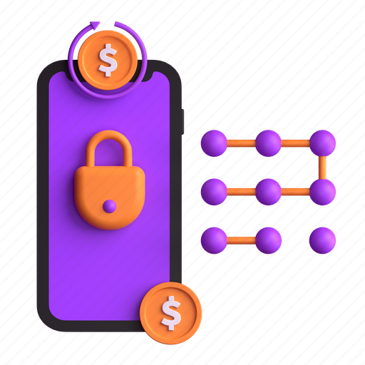 Padlock, lock, security, password, safety, money, history 3D illustration - Download on Iconfinder