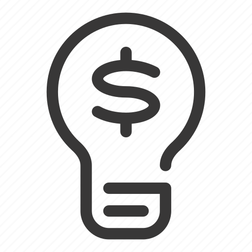 Light, bulb, lamp, dollar, money, idea, finance icon - Download on Iconfinder
