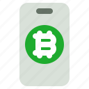 bitcoins, smartphone, mobile, device, finance, crypto, currency