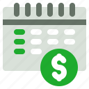 financial, calendar, sale, finance, dollar, sate, event