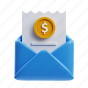finance mail, mail, dollar, finance, message, envelope, business