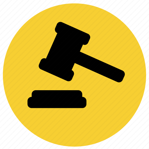 Court, finance, hammer, justice, law icon - Download on Iconfinder
