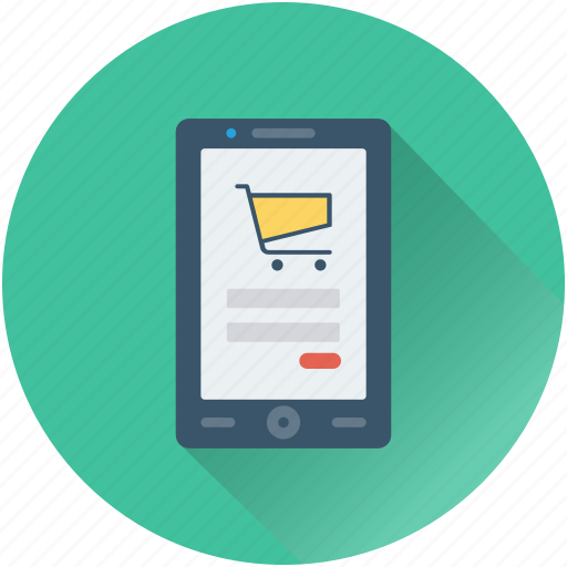 M commerce, mobile, online shop, online store, shopping app icon - Download on Iconfinder