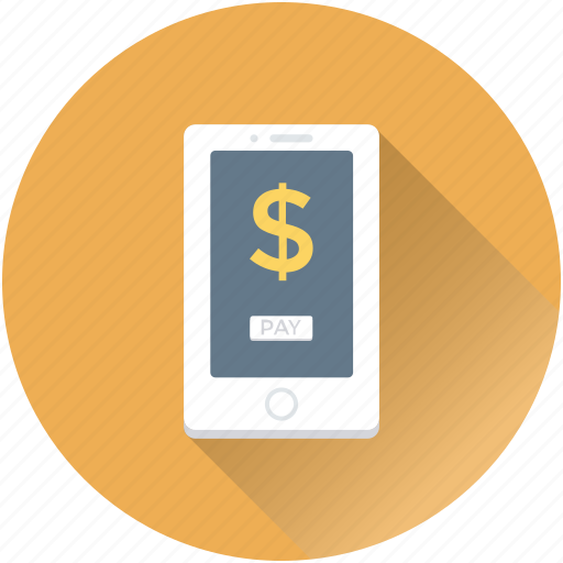 Dollar, m commerce, mobile, mobile banking, transaction icon - Download on Iconfinder